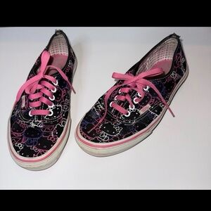 Hello Kitty Black and Pink Sneakers